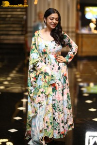 Actress Varsha Bollamma photoshoot in a salwar dress