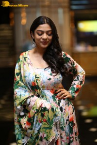 Actress Varsha Bollamma photoshoot in a salwar dress