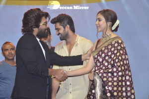 Photos from 'Varudu Kaavalenu’ Pre-Release Event - attended by Naga Shaurya, Ritu Varma, Allu Arjun, Trivikram Srinivas and other dignitaries.