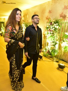 Varun Tej and Lavanya Tripathi's Wedding Reception attended by Chiranjeevi, Venkatesh, Naga Chaitanya, and other friends and family