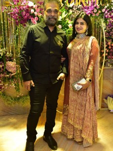 Varun Tej and Lavanya Tripathi's Wedding Reception attended by Chiranjeevi, Venkatesh, Naga Chaitanya, and other friends and family