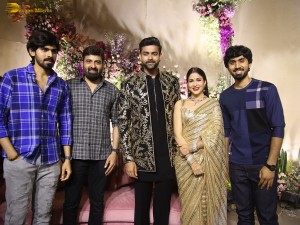Varun Tej and Lavanya Tripathi's Wedding Reception attended by Chiranjeevi, Venkatesh, Naga Chaitanya, and other friends and family