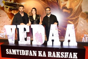 Vedaa Trailer Launch attended by John Abraham and Sharvari