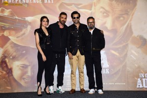 Vedaa Trailer Launch attended by John Abraham and Sharvari