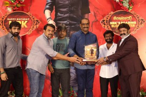 Veera Simha Reddy 100 Days Blockbuster Celebrations attended by Nandamuri Balakrishna, Varalaxmi Sarathkumar, Gopichand Malineni, Bobby Kolli, and Harish Shankar