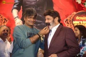 Veera Simha Reddy 100 Days Blockbuster Celebrations attended by Nandamuri Balakrishna, Varalaxmi Sarathkumar, Gopichand Malineni, Bobby Kolli, and Harish Shankar