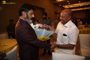 Veera Simha Reddy 100 Days Blockbuster Celebrations attended by Nandamuri Balakrishna, Varalaxmi Sarathkumar, Gopichand Malineni, Bobby Kolli, and Harish Shankar