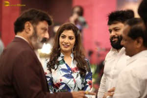 Veera Simha Reddy 100 Days Blockbuster Celebrations attended by Nandamuri Balakrishna, Varalaxmi Sarathkumar, Gopichand Malineni, Bobby Kolli, and Harish Shankar