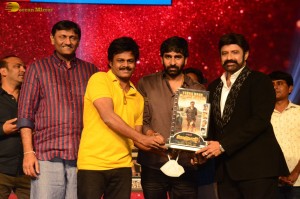 Veera Simha Reddy Vijayotsavam attended by Nandamuri Balakrishna, Honey Rose, Varalaxmi Sarathkumar, Vishwak Sen, and Siddhu Jonnalagadda