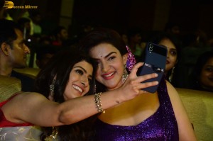 Veera Simha Reddy Vijayotsavam attended by Nandamuri Balakrishna, Honey Rose, Varalaxmi Sarathkumar, Vishwak Sen, and Siddhu Jonnalagadda