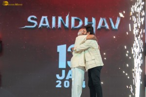 Venkatesh celebrates his 75 films with a memorable event attended by Chiranjeevi, Brahmanandam, Rana, Suresh Babu, Ruhani Sharma, and others