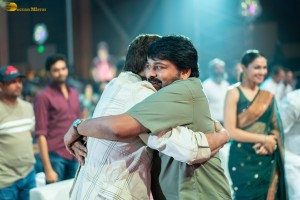 Venkatesh celebrates his 75 films with a memorable event attended by Chiranjeevi, Brahmanandam, Rana, Suresh Babu, Ruhani Sharma, and others