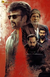 working stills from the film Vettaiyan starring Rajinikanth, Manju Warrier and Amitabh Bachchan