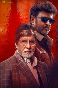 working stills from the film Vettaiyan starring Rajinikanth, Manju Warrier and Amitabh Bachchan