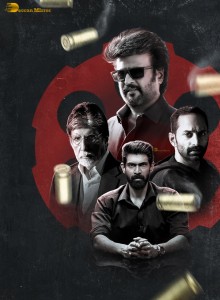 working stills from the film Vettaiyan starring Rajinikanth, Manju Warrier and Amitabh Bachchan