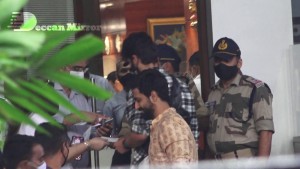 Vicky Kaushal and Katrina Kaif leaving Mumbai for their wedding in Rajasthan