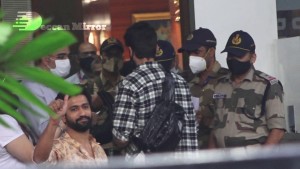 Vicky Kaushal and Katrina Kaif leaving Mumbai for their wedding in Rajasthan