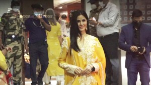 Vicky Kaushal and Katrina Kaif leaving Mumbai for their wedding in Rajasthan