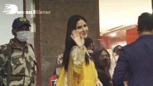 Vicky Kaushal and Katrina Kaif leaving Mumbai for their wedding in Rajasthan