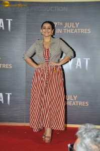 actress Vidya Balan at a movie event