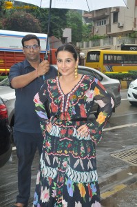 bollywood actress vidya balan in a colorful dress