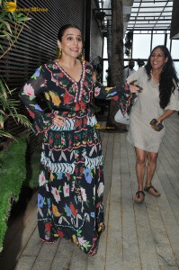 bollywood actress vidya balan in a colorful dress