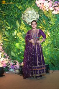 actress vidya balan dazzles in a purple salwar dress