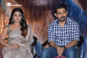 Vijay Raghavan Press Meet attended by Cast Vijay Antony and Aathmika