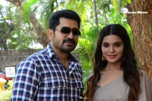 Vijay Raghavan Press Meet attended by Cast Vijay Antony and Aathmika