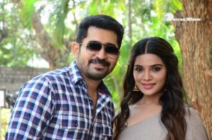 Vijay Raghavan Press Meet attended by Cast Vijay Antony and Aathmika