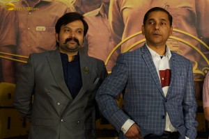 Vijayanand pre-release event attended by nihal and rishika sharma