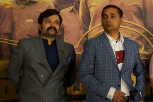 Vijayanand pre-release event attended by nihal and rishika sharma