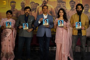 Vijayanand pre-release event attended by nihal and rishika sharma