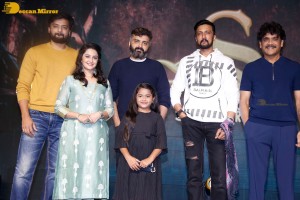 Vikrant Rona movie pre-release attended by Kichcha Sudeep, Nagarjuna Akkineni, Neetha Ashok and others