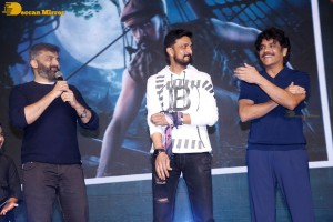 Vikrant Rona movie pre-release attended by Kichcha Sudeep, Nagarjuna Akkineni, Neetha Ashok and others