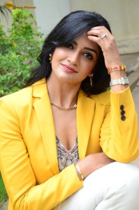 indian actress vimala raman hot photoshoot in a yellow dress