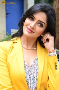 indian actress vimala raman hot photoshoot in a yellow dress