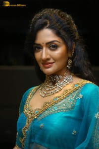 Indian actress vimala raman gorgeous looks in a blue lehenga choli