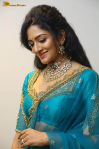 Indian actress vimala raman gorgeous looks in a blue lehenga choli