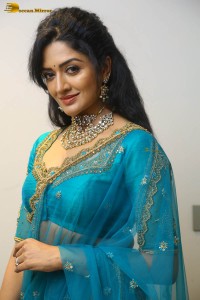 Indian actress vimala raman gorgeous looks in a blue lehenga choli