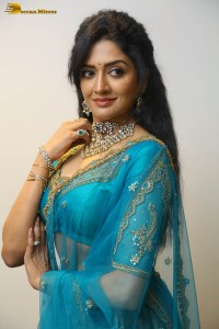 Indian actress vimala raman gorgeous looks in a blue lehenga choli
