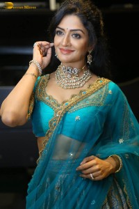 Indian actress vimala raman gorgeous looks in a blue lehenga choli