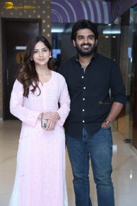 Vinaro Bhagyamu Vishnu Katha Success Meet attended by Kiran Abbavaram and Kashmira Pardeshi