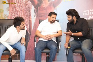 Vinaro Bhagyamu Vishnu Katha Success Meet attended by Kiran Abbavaram and Kashmira Pardeshi