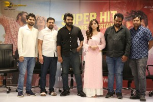 Vinaro Bhagyamu Vishnu Katha Success Meet attended by Kiran Abbavaram and Kashmira Pardeshi