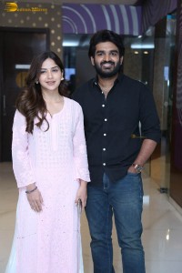 Vinaro Bhagyamu Vishnu Katha Success Meet attended by Kiran Abbavaram and Kashmira Pardeshi