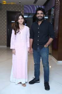 Vinaro Bhagyamu Vishnu Katha Success Meet attended by Kiran Abbavaram and Kashmira Pardeshi