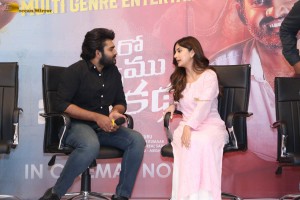 Vinaro Bhagyamu Vishnu Katha Success Meet attended by Kiran Abbavaram and Kashmira Pardeshi