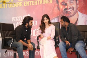 Vinaro Bhagyamu Vishnu Katha Success Meet attended by Kiran Abbavaram and Kashmira Pardeshi