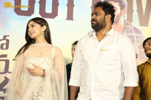 Teaser Launch of the Telugu film Vinaro Bhagyamu Vishnu Katha attended by Kiran Abbavaram and Kashmira Pardeshi